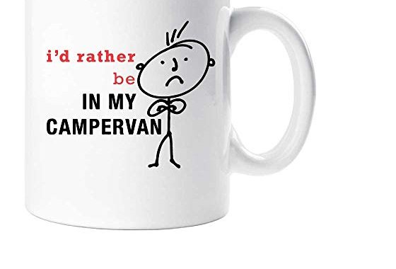 Men's I'd Rather Be in My Campervan Mug Camping Gift Cup Cer