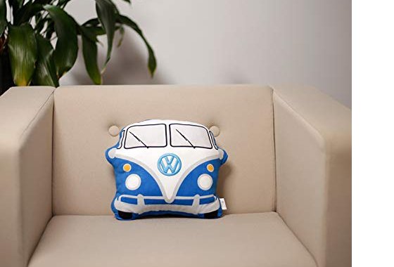 Puckator Plush Blue VW Volkswagen T1 Camper Van Shaped Cushi
