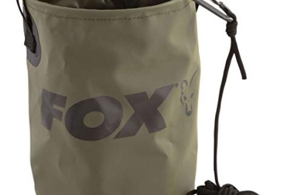 Fox Carp Fishing NEW Collapsible Water Bucket including Drop