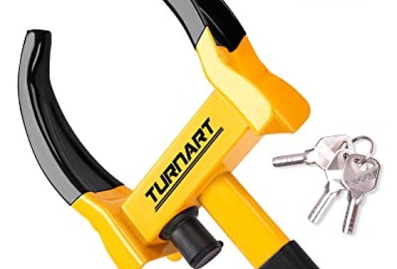 Turnart Heavy Duty Wheel Clamp Lock Cars Trailer Caravan Sec