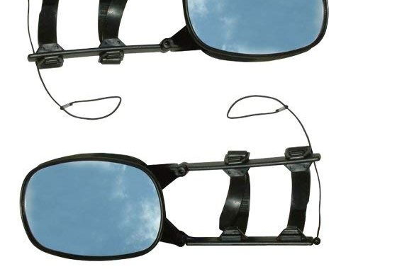 Pair of Universal Towing Mirrors Caravan Car Wing Scissor Fi