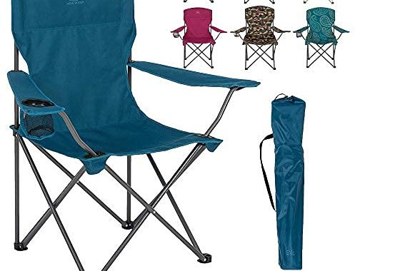Highlander Lightweight Durable Compact Folding Camp Chair - 