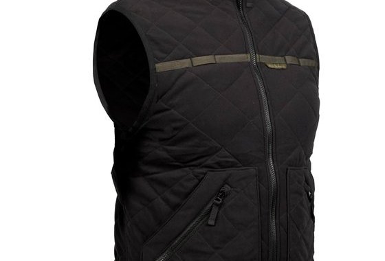 Hunting Silent Padded Gilet 500 Black.