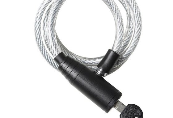 100 Bike Accessories Lock With Key - Grey