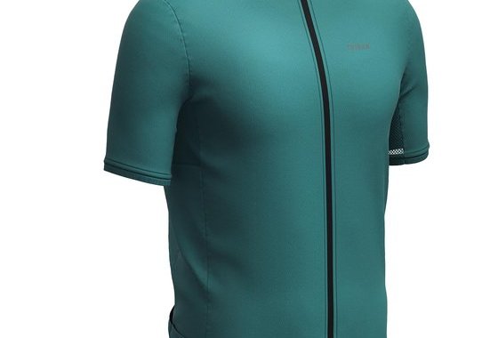 Men's Short-sleeved Road Cycling Jersey Rc500 - Emerald