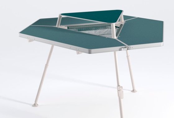 Hexagonal And Sociable Camping Table - 6 Person - Tepee
