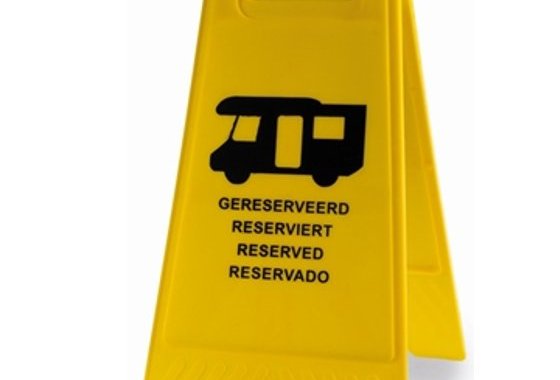 Kampa Motorhome Reserved Sign - Sign