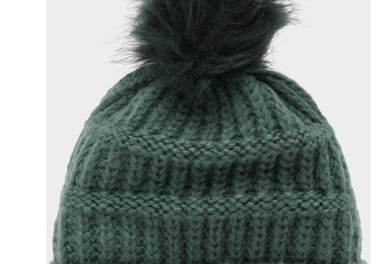 The Edge Womens Josie Bobble Hat Green, Grey