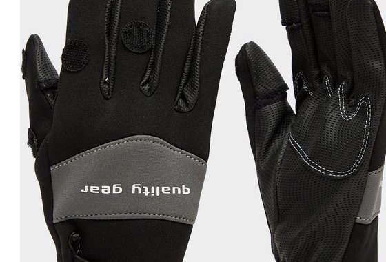 RON THOMPSON Skinfit Fishing Gloves, Black