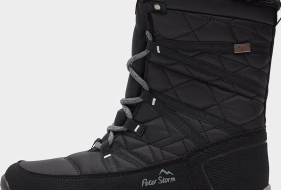 Peter Storm Women's Snowdrop 2 Waterproof Snow Boot, Black