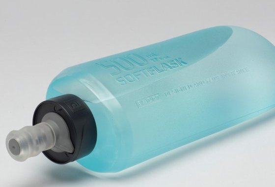 Trail Running Flexible Extruded 500ml Water Bottle - Blue