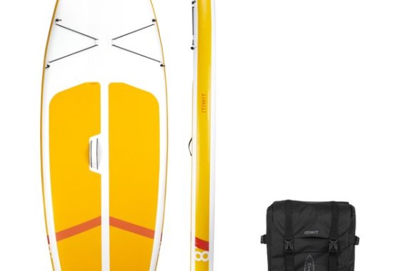 100 Compact 8 Ft Inflatable Touring Stand Up Paddle Board - 