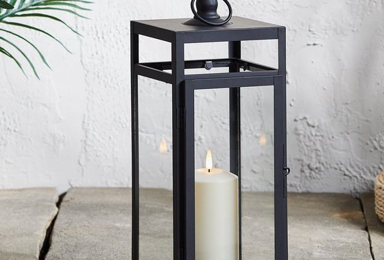Large Bunbury Garden Lantern with TruGlow® Candle