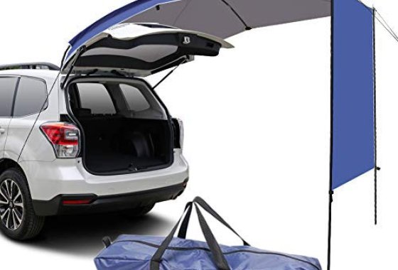 WISAMIC Car Tent Sun Shelter - Waterproof Auto Canopy Camper