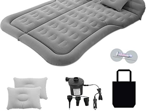 SUV Air Mattress Car Bed Camping Cushion Pillow Upgraded Thi