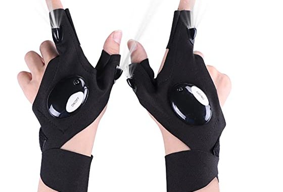 Men's Gift LED Gloves - Gloves with Lights Waterproof Fishin