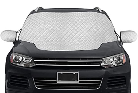 QcoQce Car Windscreen Cover, SUV Magnetic Snow Cover, Windsh