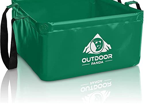 Outdoor Panda Folding Bowl 20 litres I Foldable Camping Wash