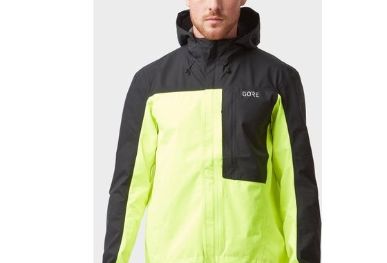 Gore Men's C3 GORE-TEX Paclite Hooded Waterproof, Yellow