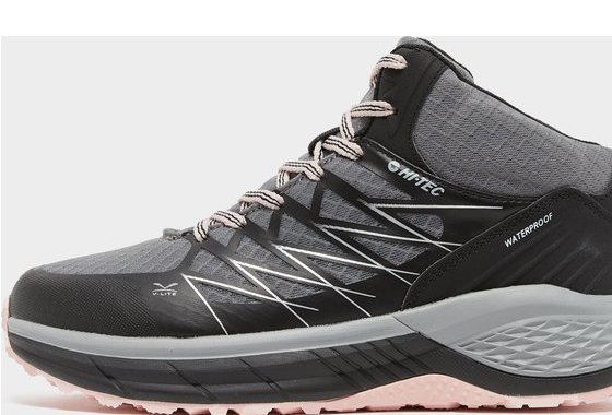Hi Tec Women's Trail Ultra Mid Waterproof Walking Shoe, Pink
