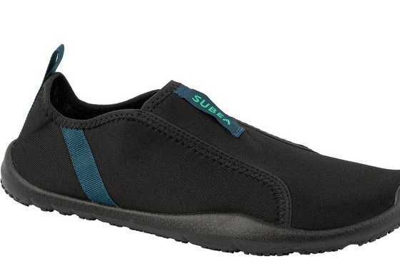 Adult Elasticated Water Shoes Aquashoes 120 - Black