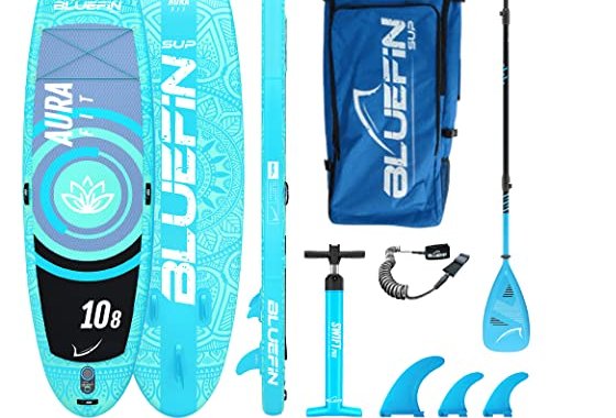 Bluefin SUP 10?8? Aura FIT Stand Up Paddle Board Kit 6" Thic