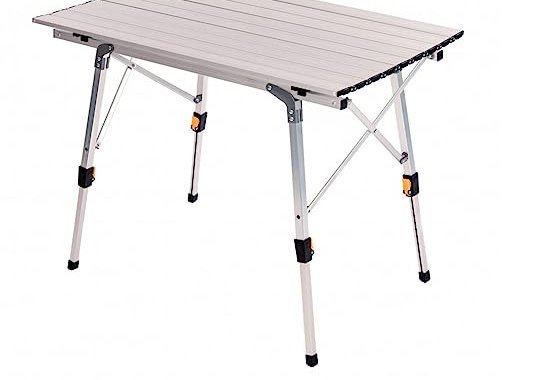 Oypla 3ft Adjustable Portable Folding Outdoor Aluminium Camp