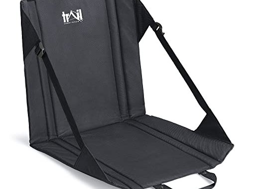 Trail Hiking Chair Sit Mat With Back Support, Lightweight Pa