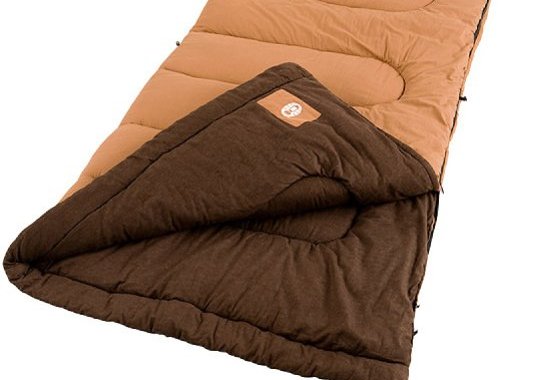 Coleman Dunnock Cold Weather Adult Sleeping Bag, Brown, heig