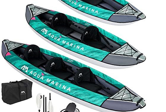 Aqua Marina Laxo-320, Inflatable Leisure Kayak for 2 Person,