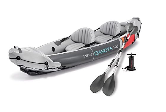 Intex Dakota K2 2-Person Heavy-Duty Vinyl Inflatable Kayak, 