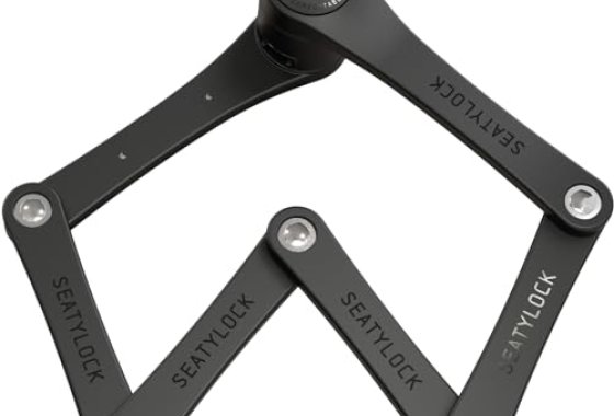 FoldyLock Mini Folding Bike Lock with Key - Patented Lightwe