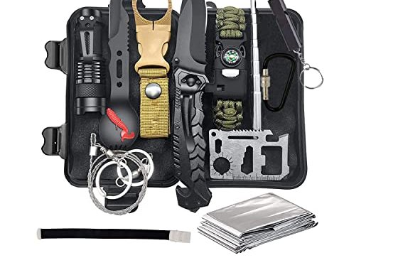Emergency Survival Kit - 13-in-1 Outdoor Multi-Tool with The