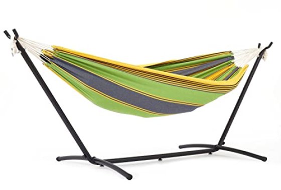 Mondeer Hammock with Stand, Double Fabric Camping Hammock wi