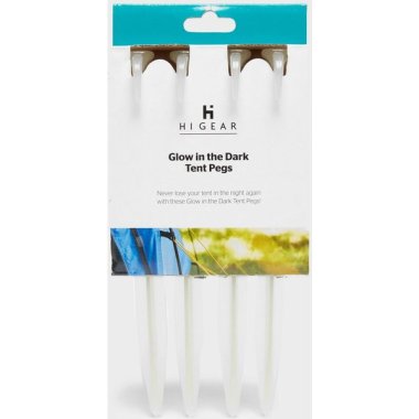 HI-GEAR Glow In The Dark Pegs, Clear