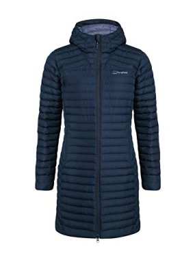 Berghaus Women's Nula Micro Insulated Long Jacket, 12, Dusk