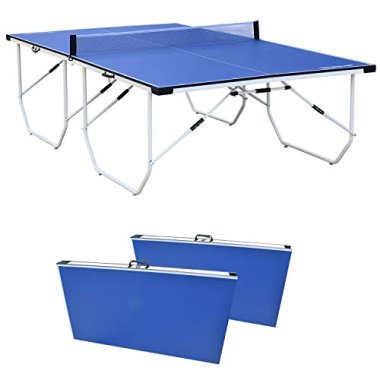 ALPIKA 9FT Professional Indoor Outdoor Table Tennis Table Po