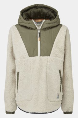 Passenger  Womens Beaumont Recycled Sherpa Hooded Fleece - E