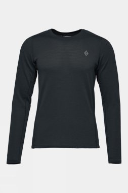 Black Diamond  Mens Coefficient Lt Crew Baselayer - Black