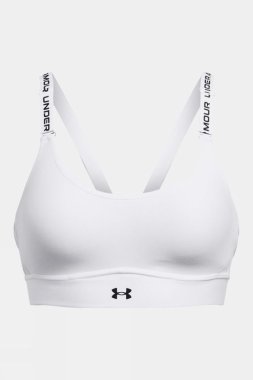 Under Armour  Womens UA Infinity 2.0 Mid Sports Bra - White