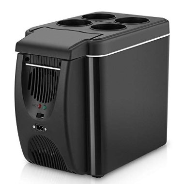 12V Electric Cool Box Car Refrigerator 6L Mini Freezer Porta