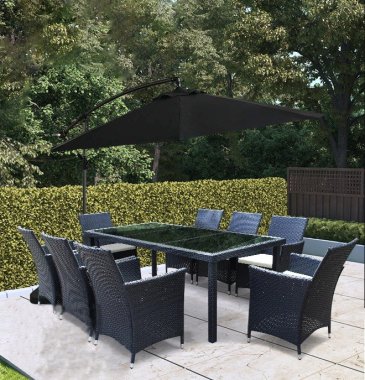 BillyOh Siena 8 Seater Rectangular Outdoor Rattan Dining Set