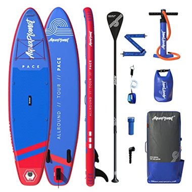 AQUAPLANET PACE SUP Inflatable Stand Up Paddle Board Kit | 6