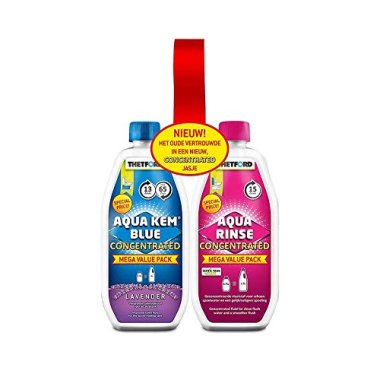 Thetford 30459CO Toilet Fluid and Rinse Concentrate Duo Pack