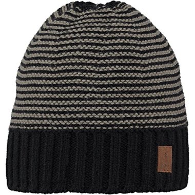 Barts David Beanie Winter Hat, black, One Size