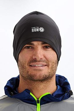 Time To Run Quick Dry Lightweight Wicking Running Hat Black