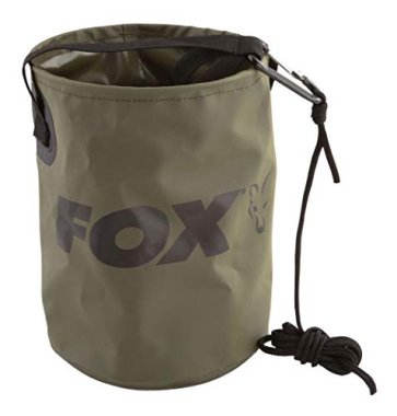 Fox Carp Fishing NEW Collapsible Water Bucket including Drop