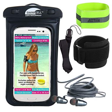 Waterproof Phone Case Armband For Walking, Running and Swimm