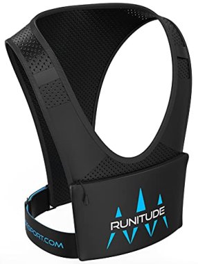 Runitude Running Phone Holder Vest | Chest Pouch | Train Lig