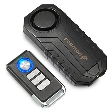 Fosmon Anti Theft Burglar Bike Alarm with Remote, Waterproof